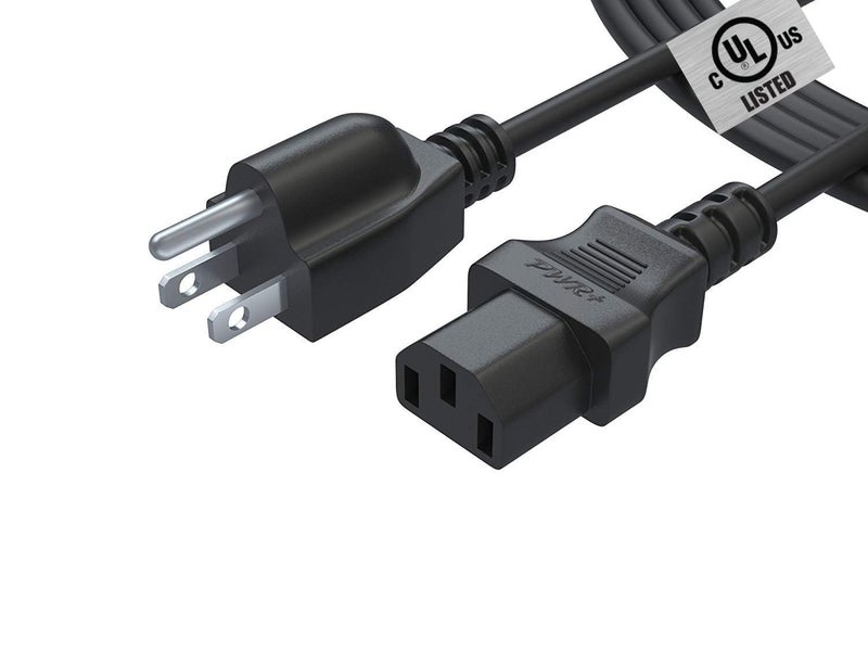 PWR+ UL Listed Heavy-Duty Fast Charging Cable for Jackery Explorer, Ecoflow Delta/River, Bluetti, Anker Power Station Charger, ION Block Job Rocker Monster Speaker Guitar Amp Amplifier Power Cord - Image 1